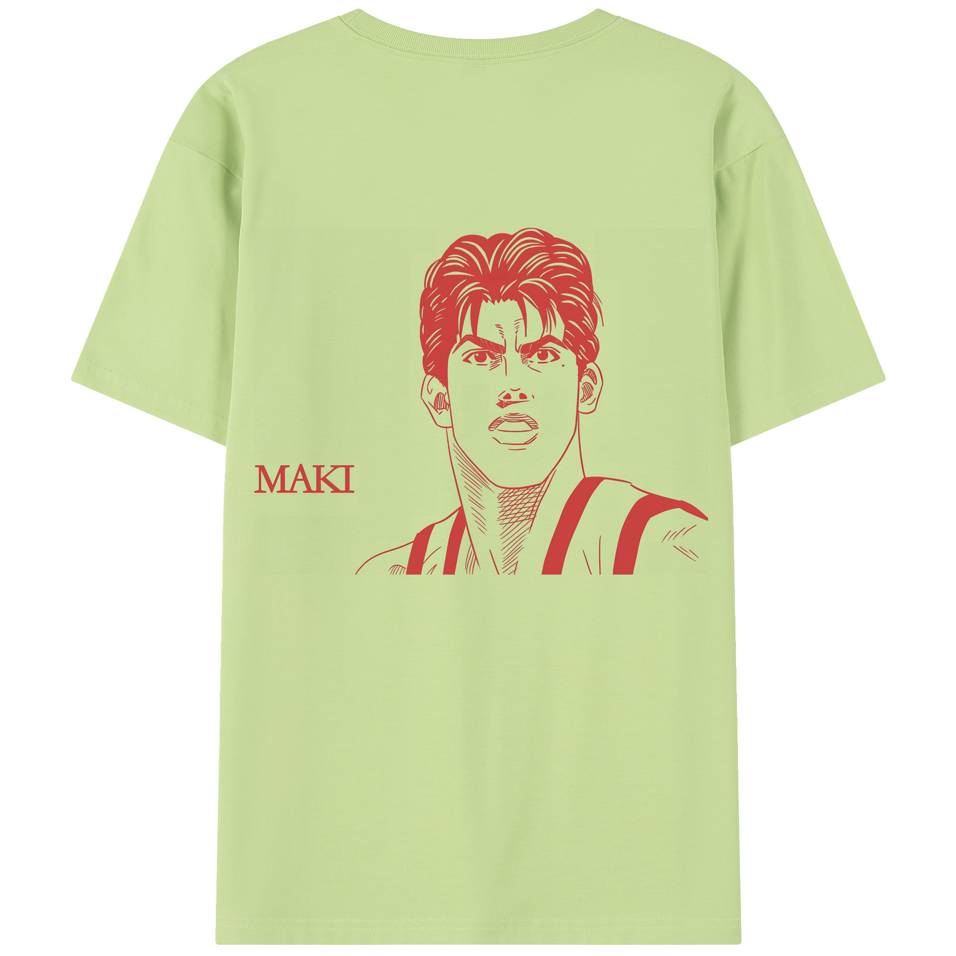 SLAM DUNK／スラムダンク 綿100％半袖Tシャツ（背面プリント）